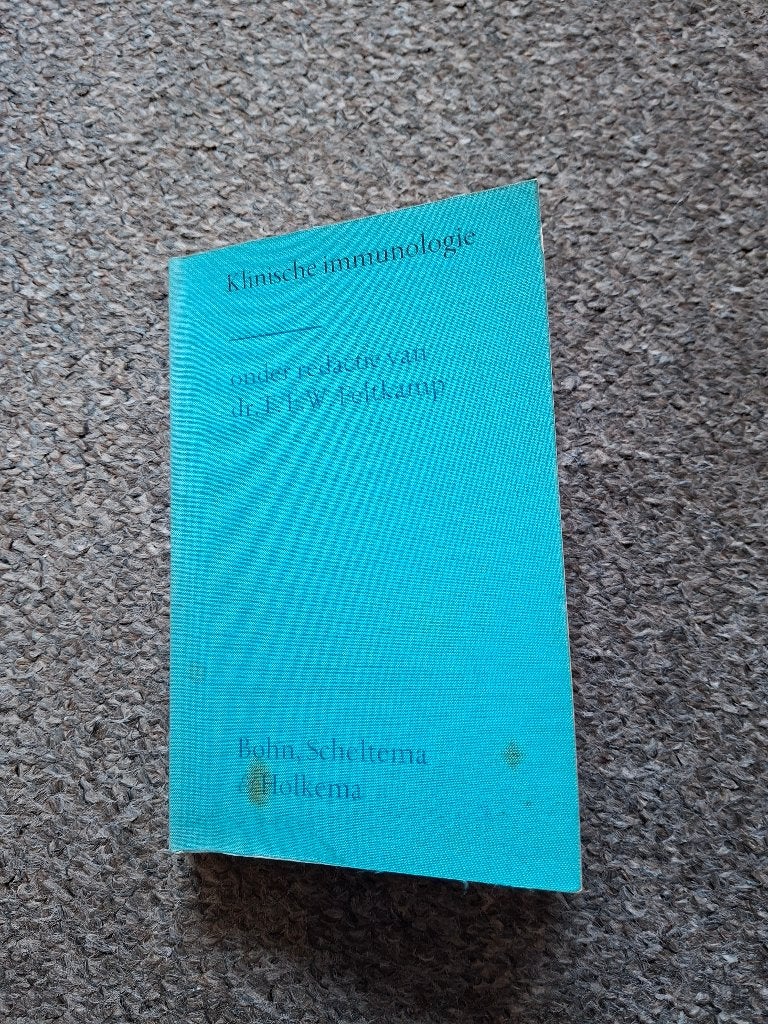 Klinische immunologie/Feltkamp, Verzenden, Gelezen, Feltkamp