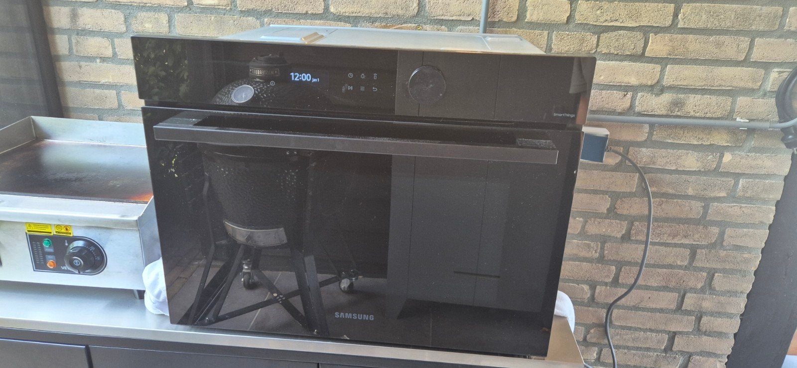 Samsung NQ50H5537KB Combi-oven - Zwart, Ophalen, Gebruikt, Combi-oven, Magnetronfunctie