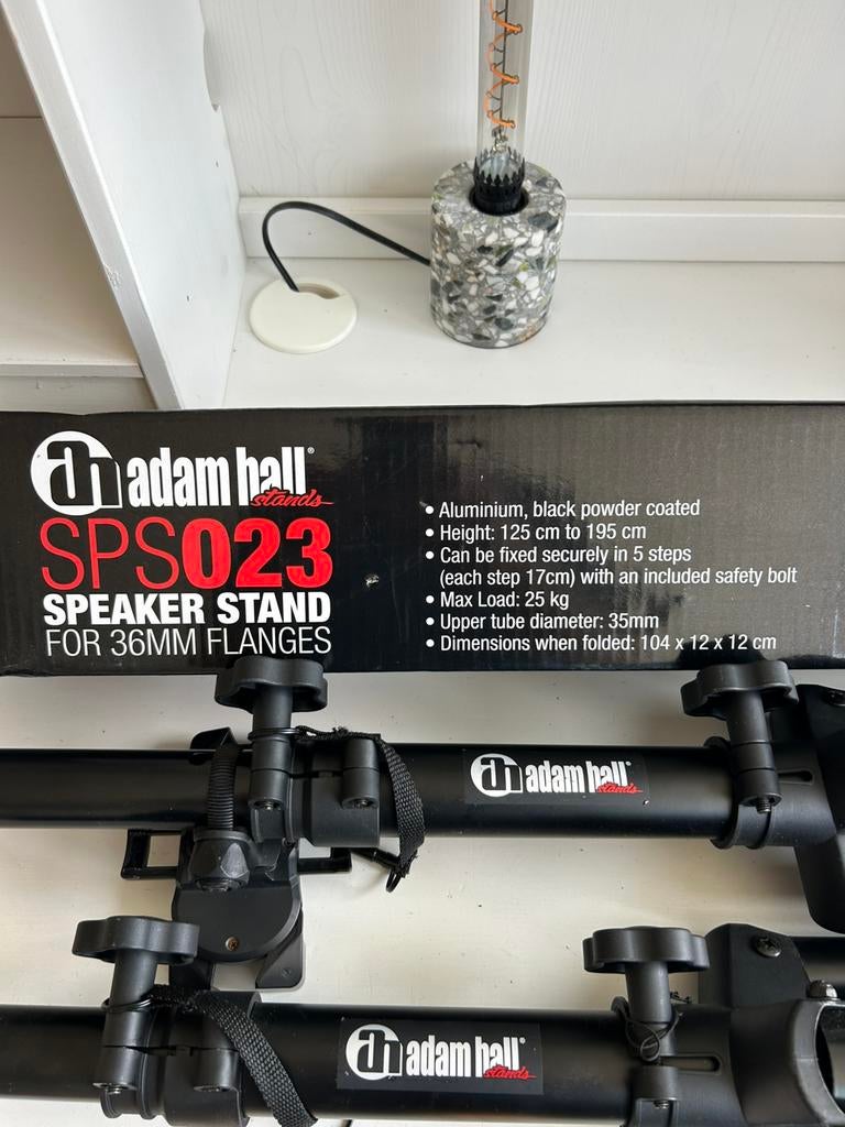 Speakerstands 3x Adam Hall SPS023 Nieuw, Ophalen of Verzenden, Zo goed als nieuw