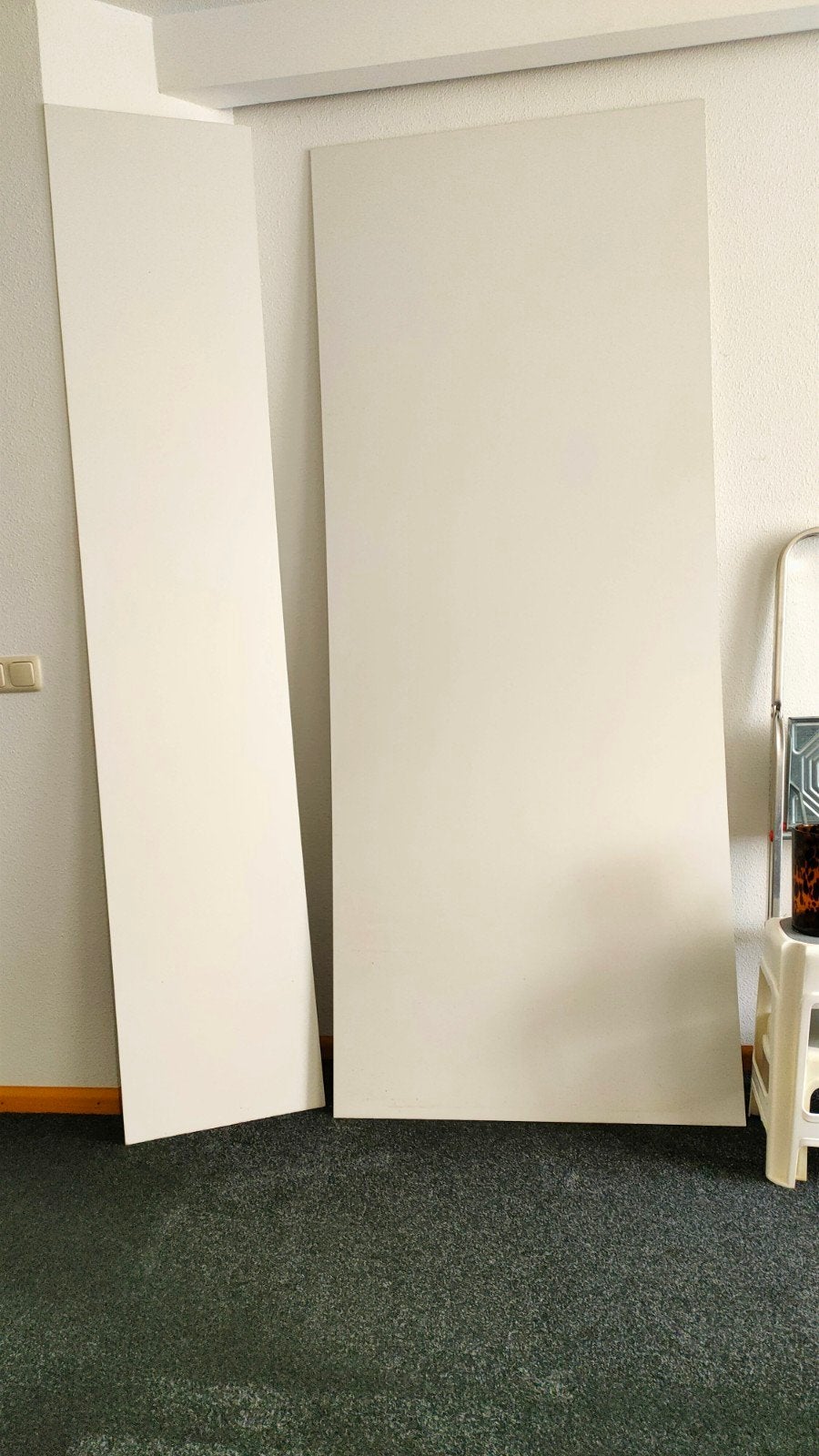2 platen, 220 cm hoog, zie tekst, Ophalen