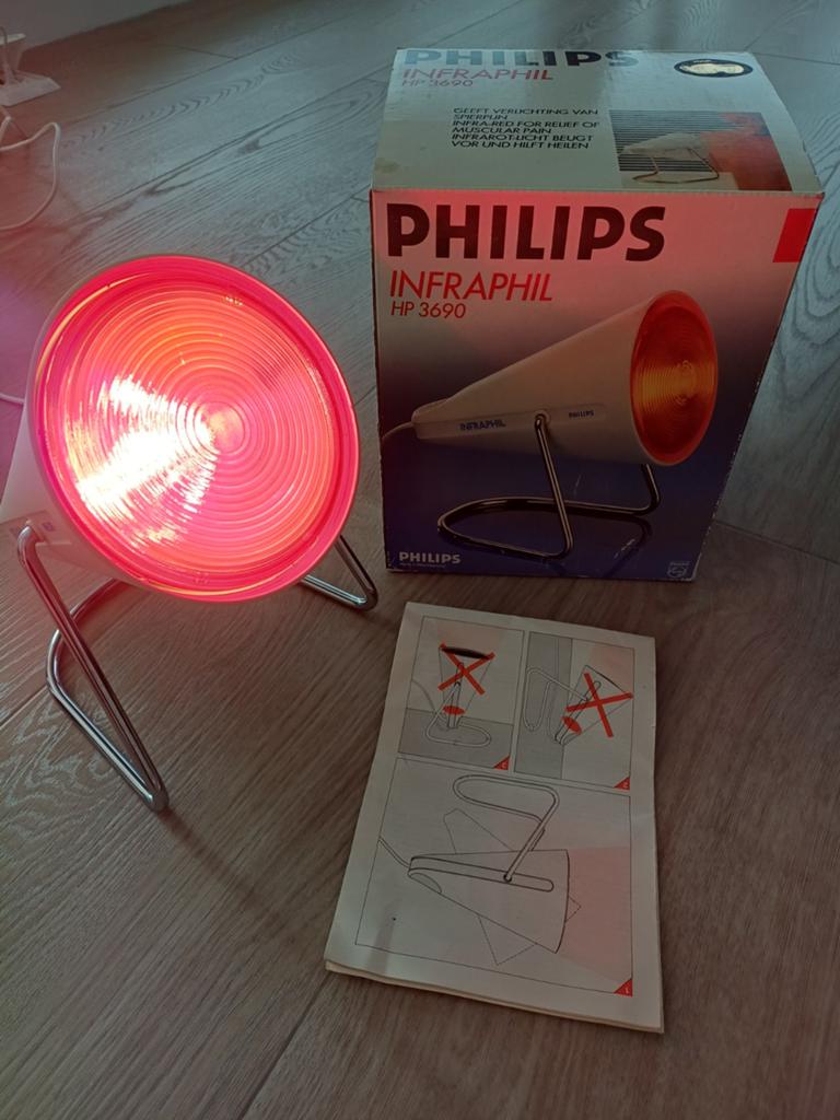 Philips Infraphil HP 3690 Infraroodlamp - Zo goed als nieuw, Ophalen, Zo goed als nieuw, Overige typen