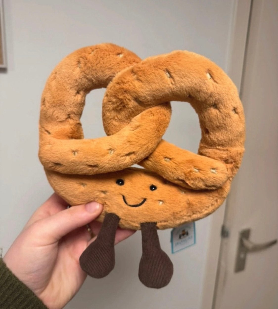 Jellycat Amuseable Pretzel Knuffel - Nieuw met label, Jellycat, Overige typen, Nieuw, Ophalen of Verzenden