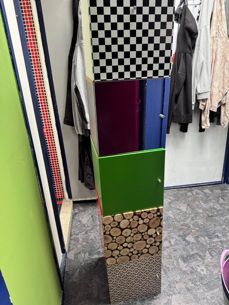 Kallax expedit 4 inzet deurtjes en 1 lade, Ophalen, Zo goed als nieuw