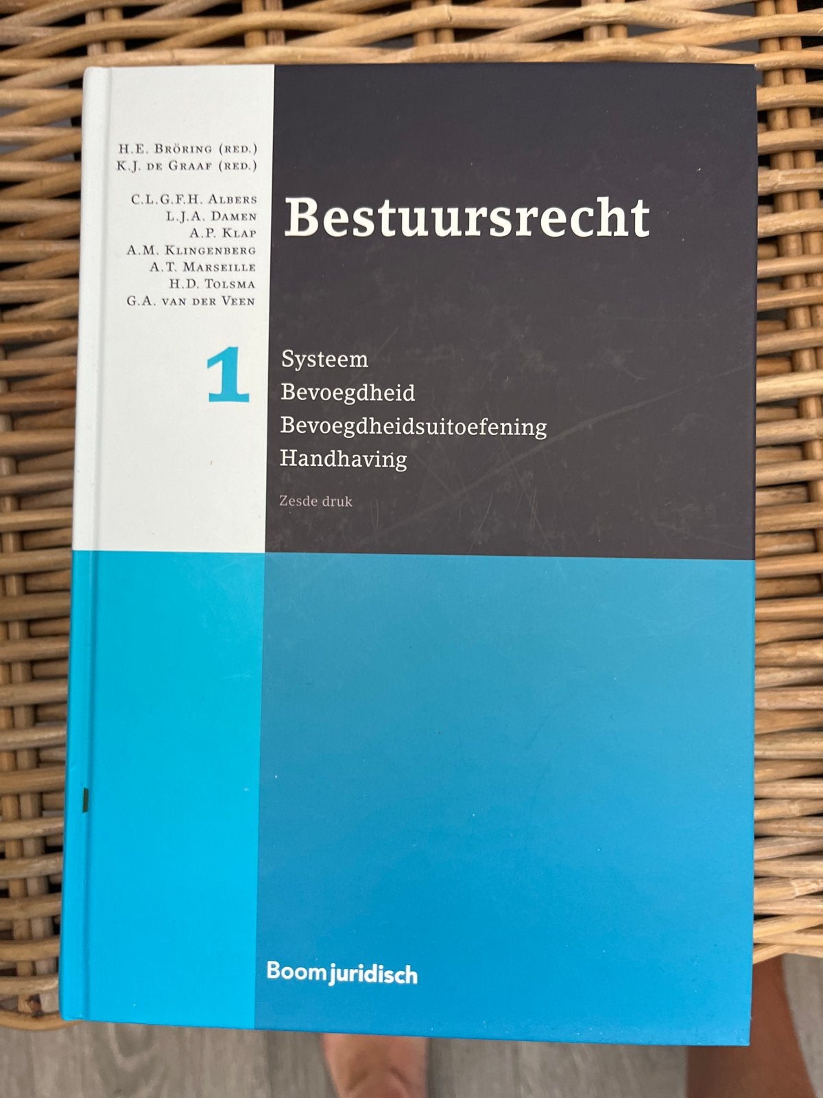 Bestuursrecht - Systeem, Bevoegdheid, Handhaving (Zesde druk, Ophalen of Verzenden, Gamma, Gelezen, HBO