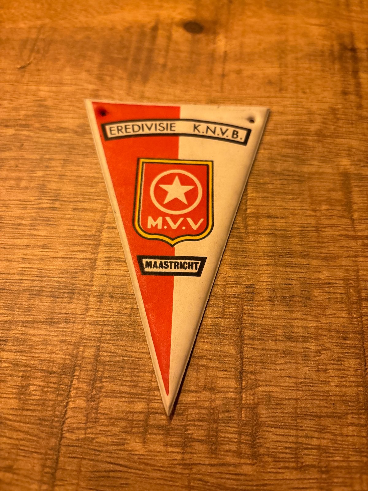 MVV Maastricht Eredivisie K.N.V.B. Vaantje, Verzamelen, Ophalen of Verzenden, Gebruikt, Overige binnenlandse clubs, Vaantje of Sjaal