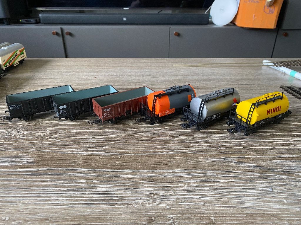 NS mini Eanossen en mini ketels, Hobby en Vrije tijd, Gelijkstroom, Wagon, Piko, Ophalen of Verzenden