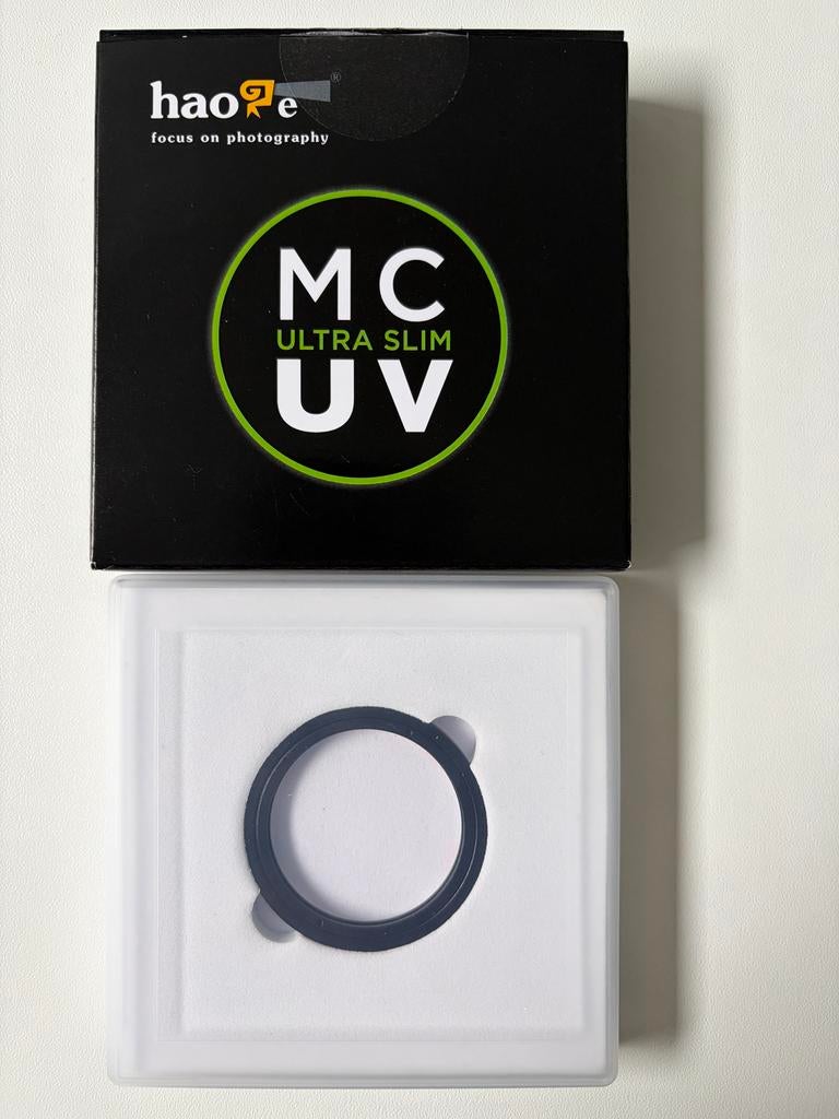 Haoge MC Ultra Slim UV Filter voor Ricoh GR III/IV (Nieuw), Overige merken, Minder dan 50 mm, Ophalen of Verzenden, Nieuw