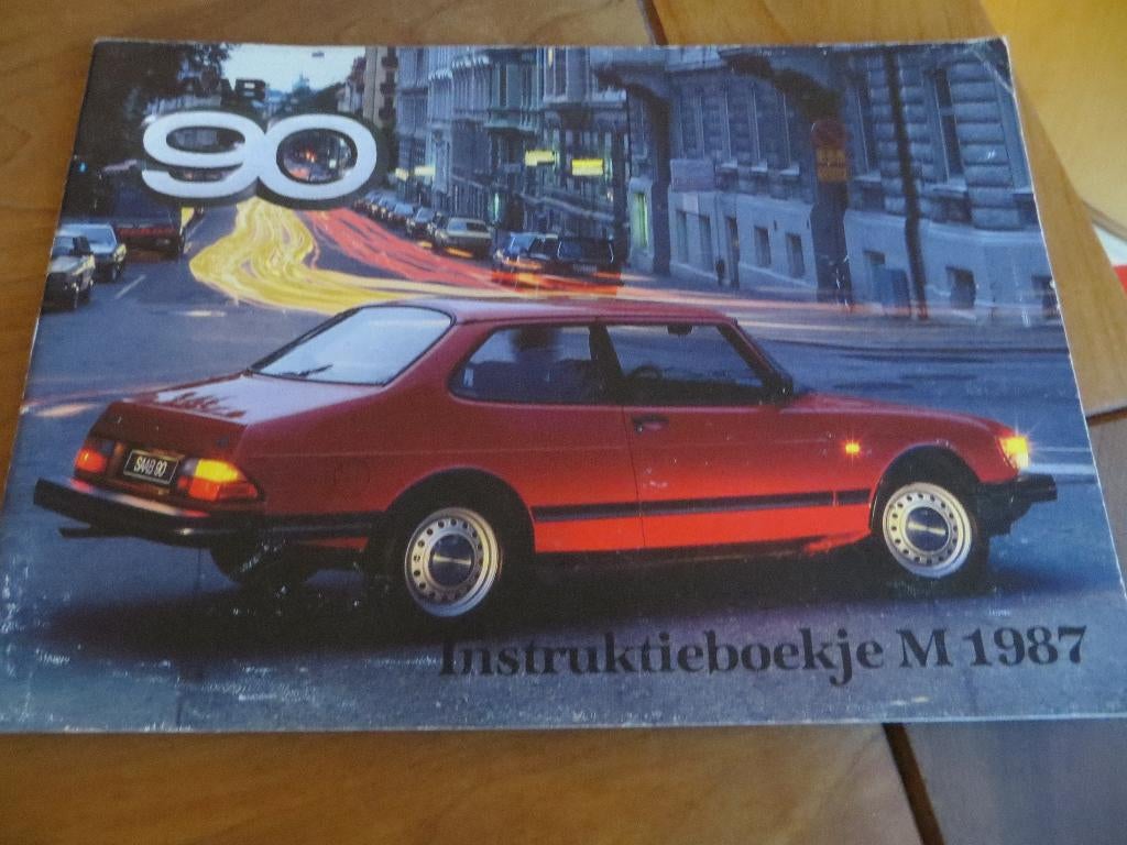Instructieboek Saab 90 1986, Auto diversen, Handleidingen en Instructieboekjes, Ophalen of Verzenden
