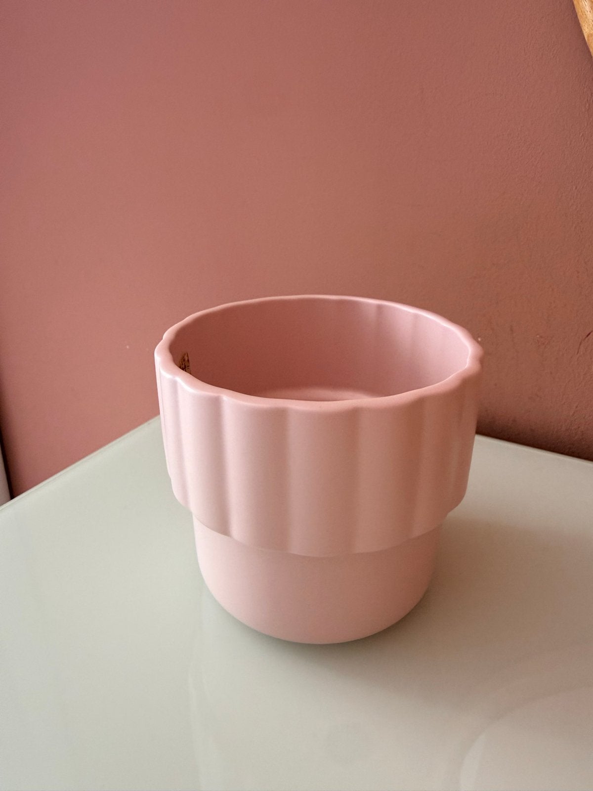 Ikea Hangsalg bloempot 9cm roze, Ophalen, Rond, Binnen, Zo goed als nieuw