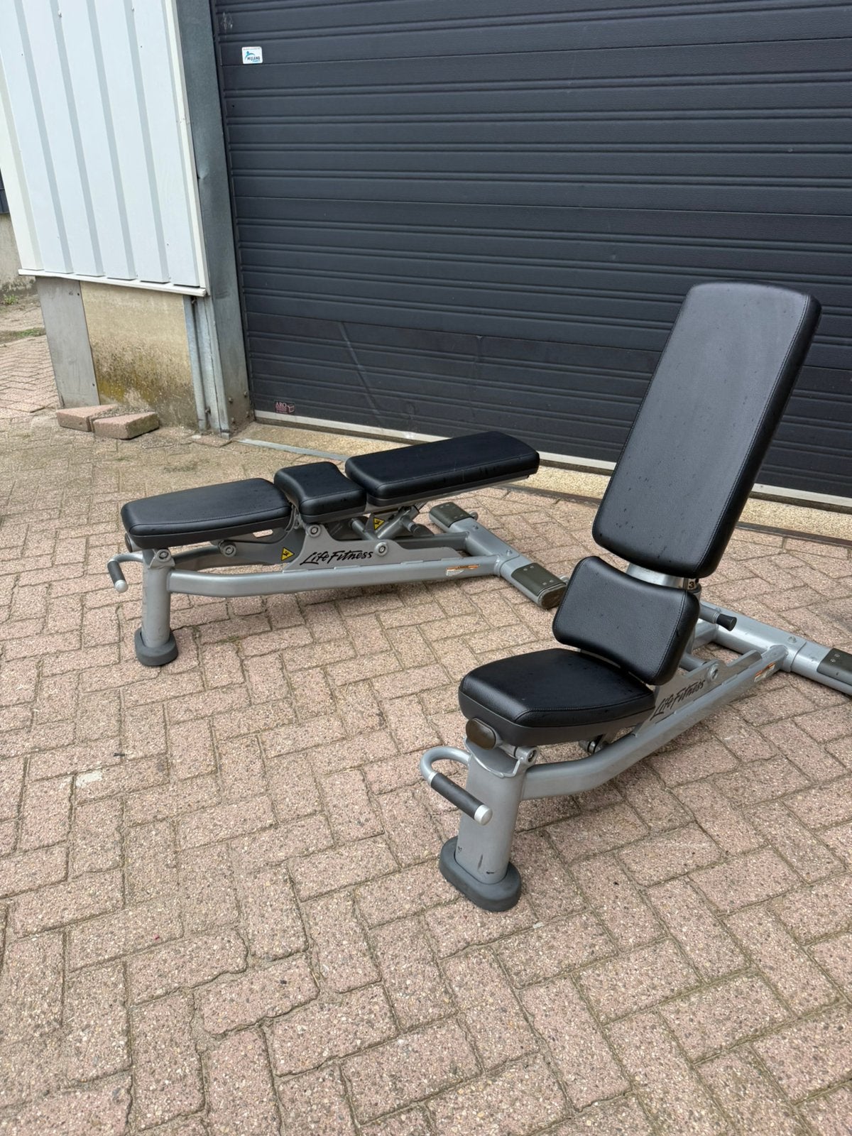 2 life Fitness Adjustable Bench, Ophalen, Gebruikt, Fitnessbank
