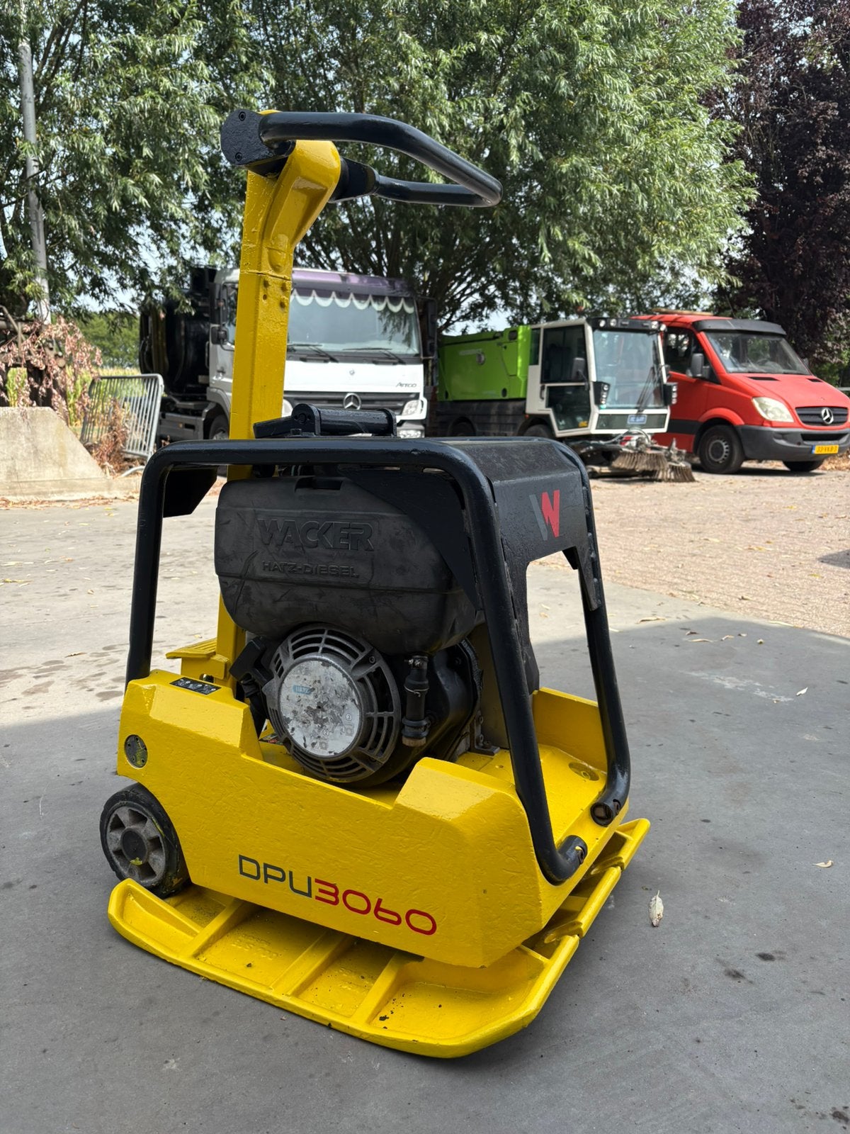 Trilplaat Wacker Neuson, Ophalen of Verzenden, Gebruikt