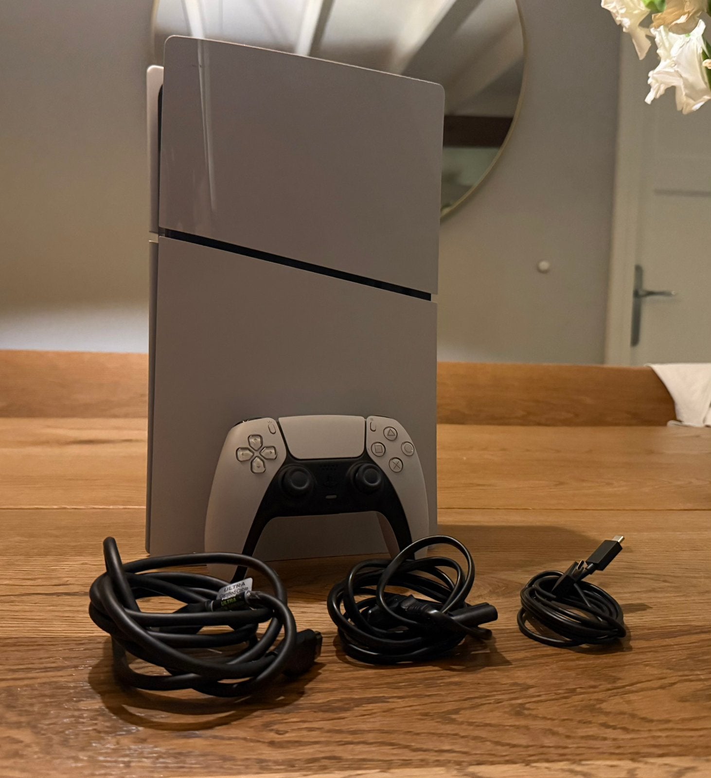 Playstation 5 Slim Digital Edition 1TB | Controller | Kabels, Spelcomputers en Games, Ophalen of Verzenden, Zo goed als nieuw