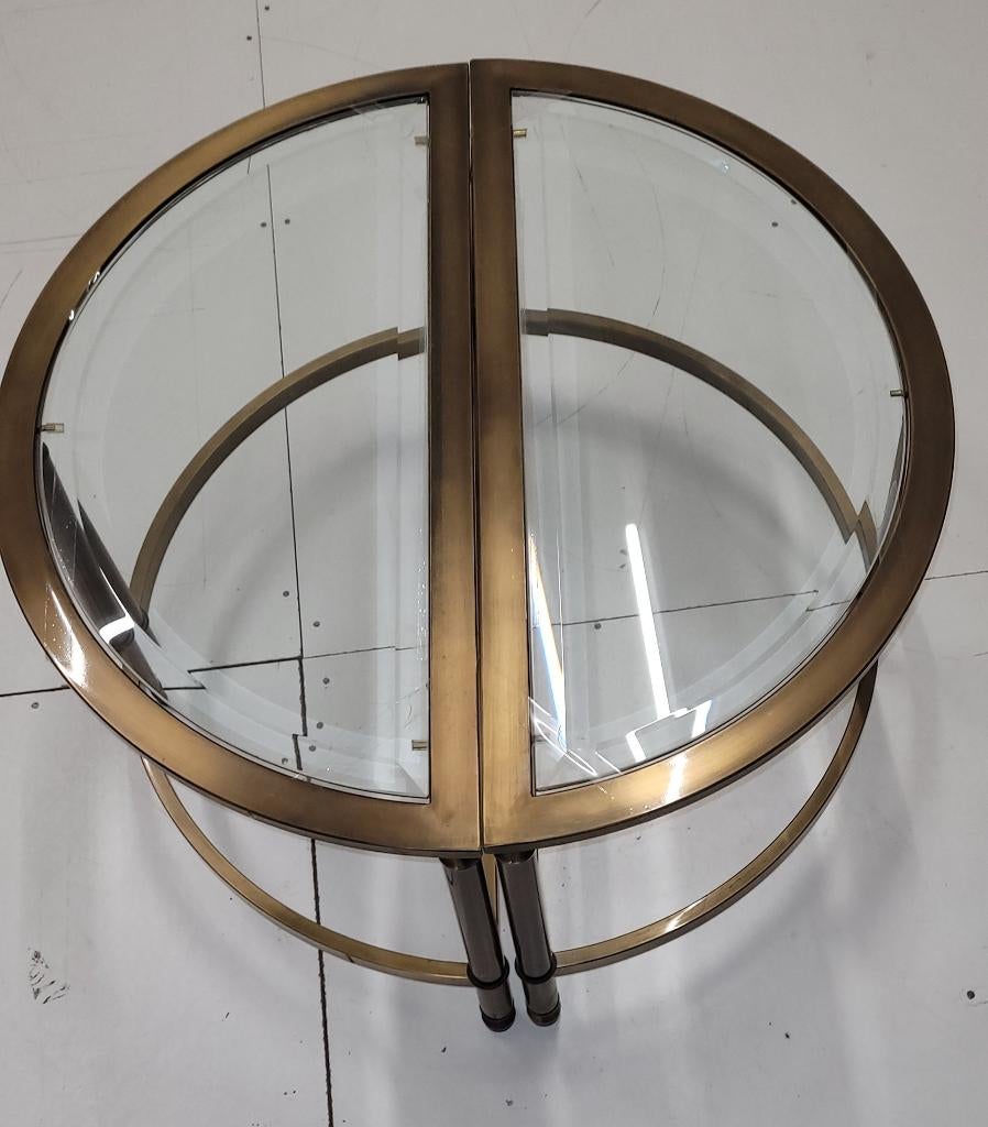 Glazen salontafel, Huis en Inrichting, Tafels | Salontafels, Ophalen, Gebruikt, 50 tot 100 cm, 50 tot 100 cm