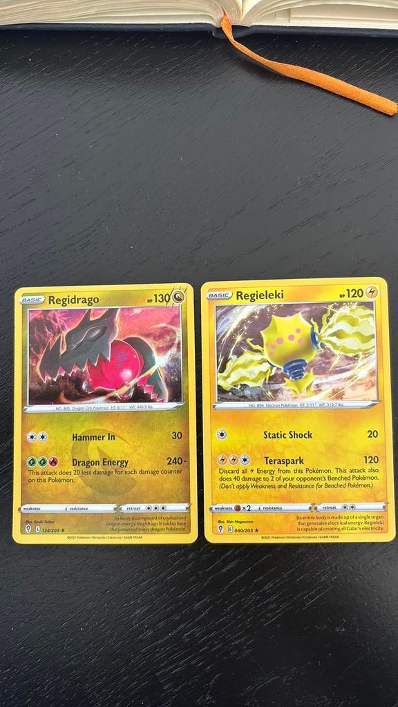 Redidrago 124/203 en Regieleki 060/203 holo, Ophalen of Verzenden, Nieuw