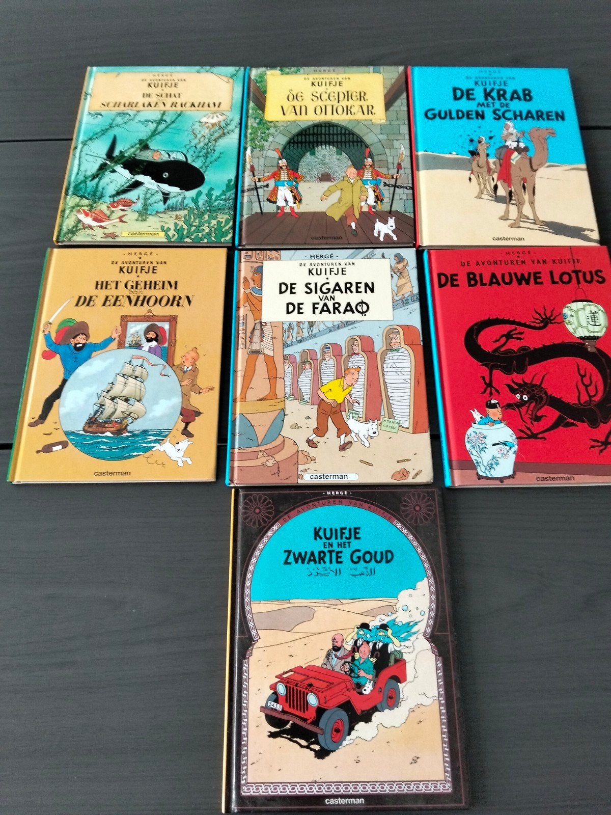 Kuifje hard kaft stribalbums, Meerdere stripboeken, Ophalen, Zo goed als nieuw