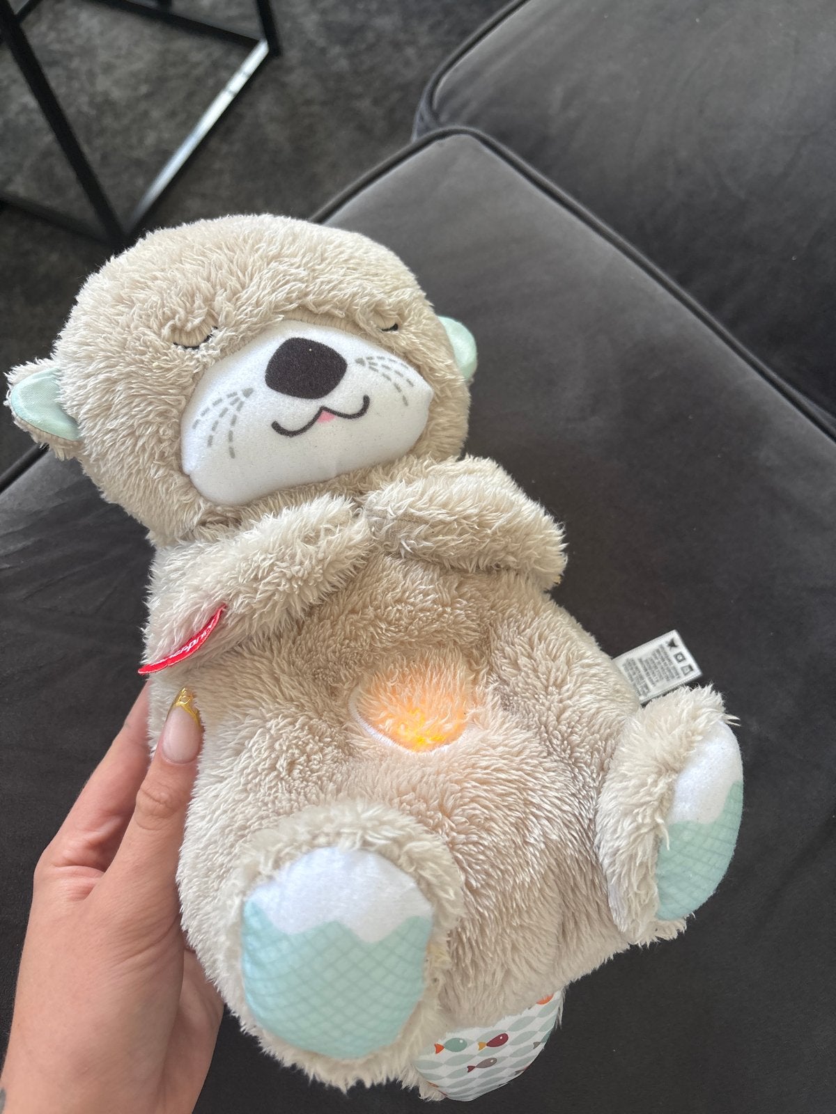 Fisher-Price Rustgevende Otter met Muziek en Licht, Ophalen, Zo goed als nieuw, Overige typen, Met licht
