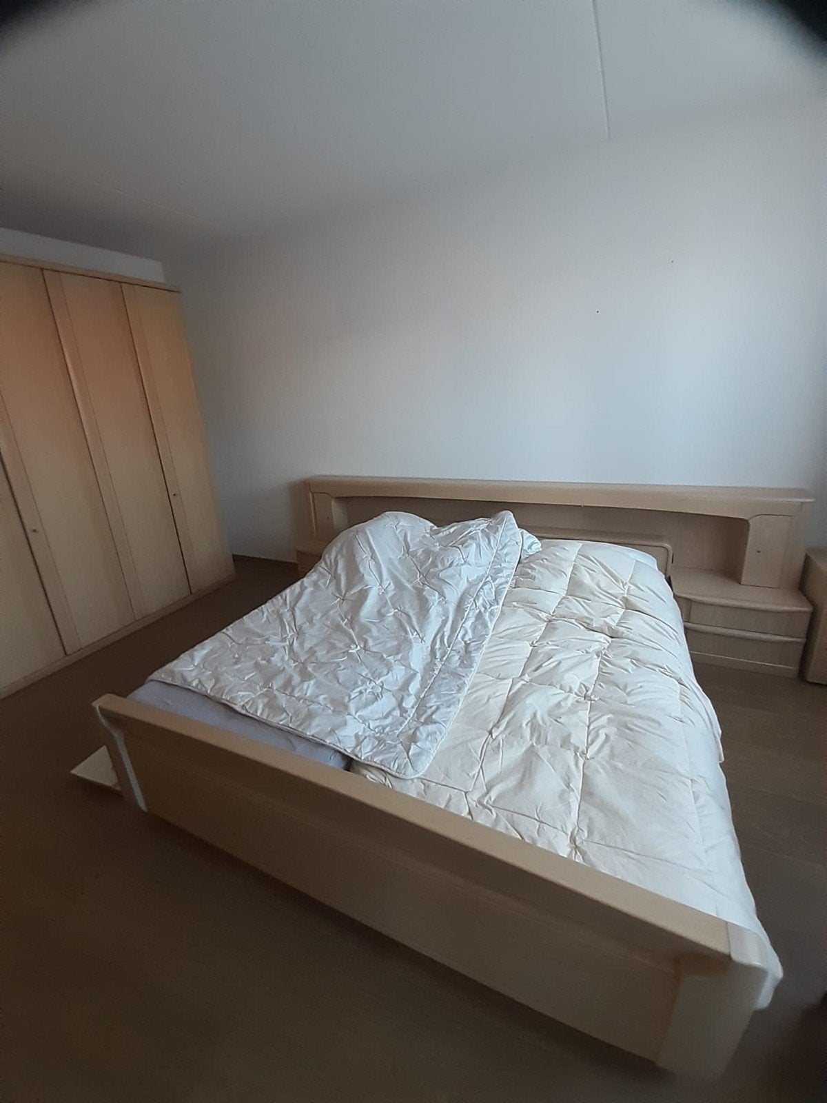 Tweepersoons Bed met kastjes, Ophalen, Tweepersoons