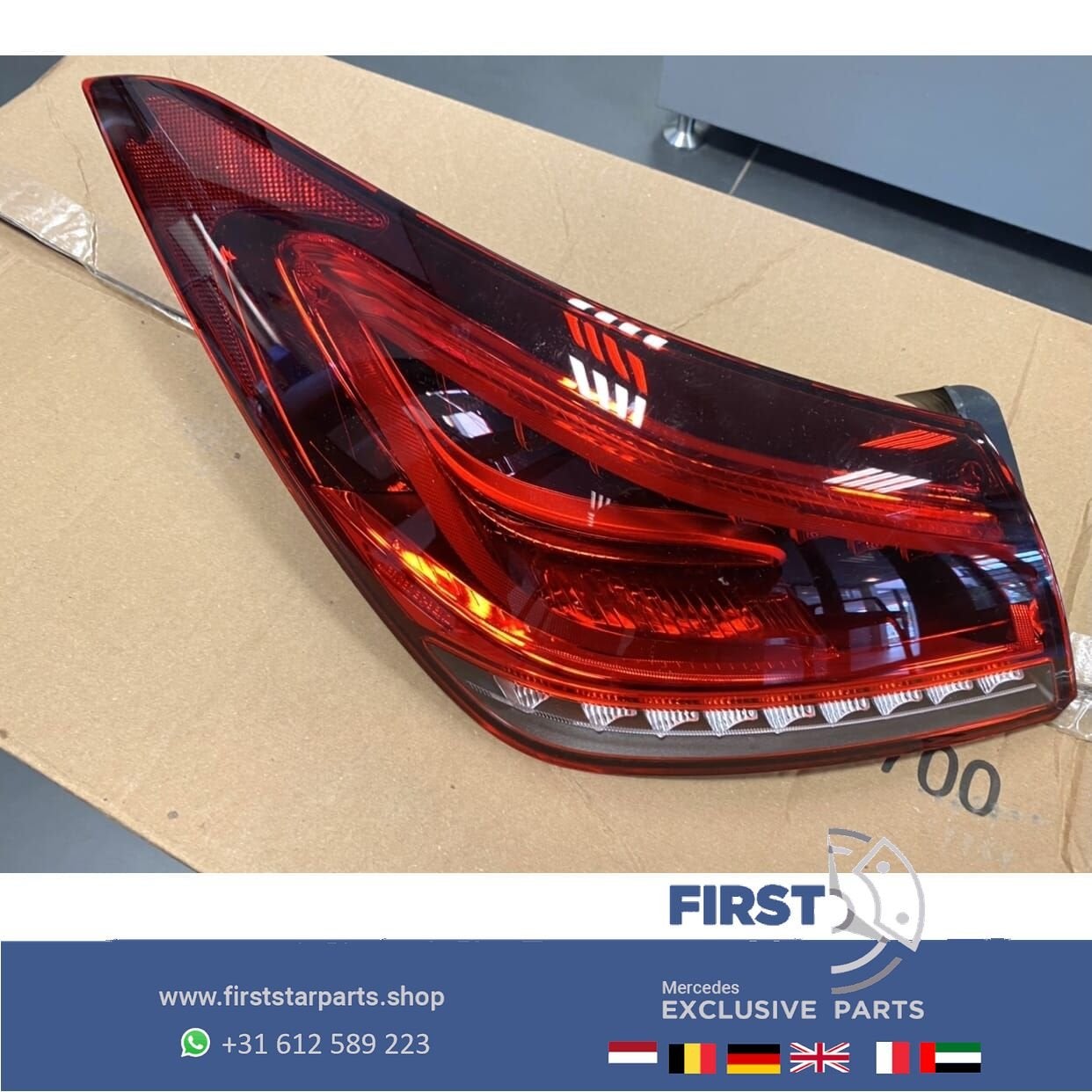 A1189067500 FULL LED ACHTERLICHT LINK C118 CLA 2019-2022 ori, Gebruikt, -, Ophalen of Verzenden, -