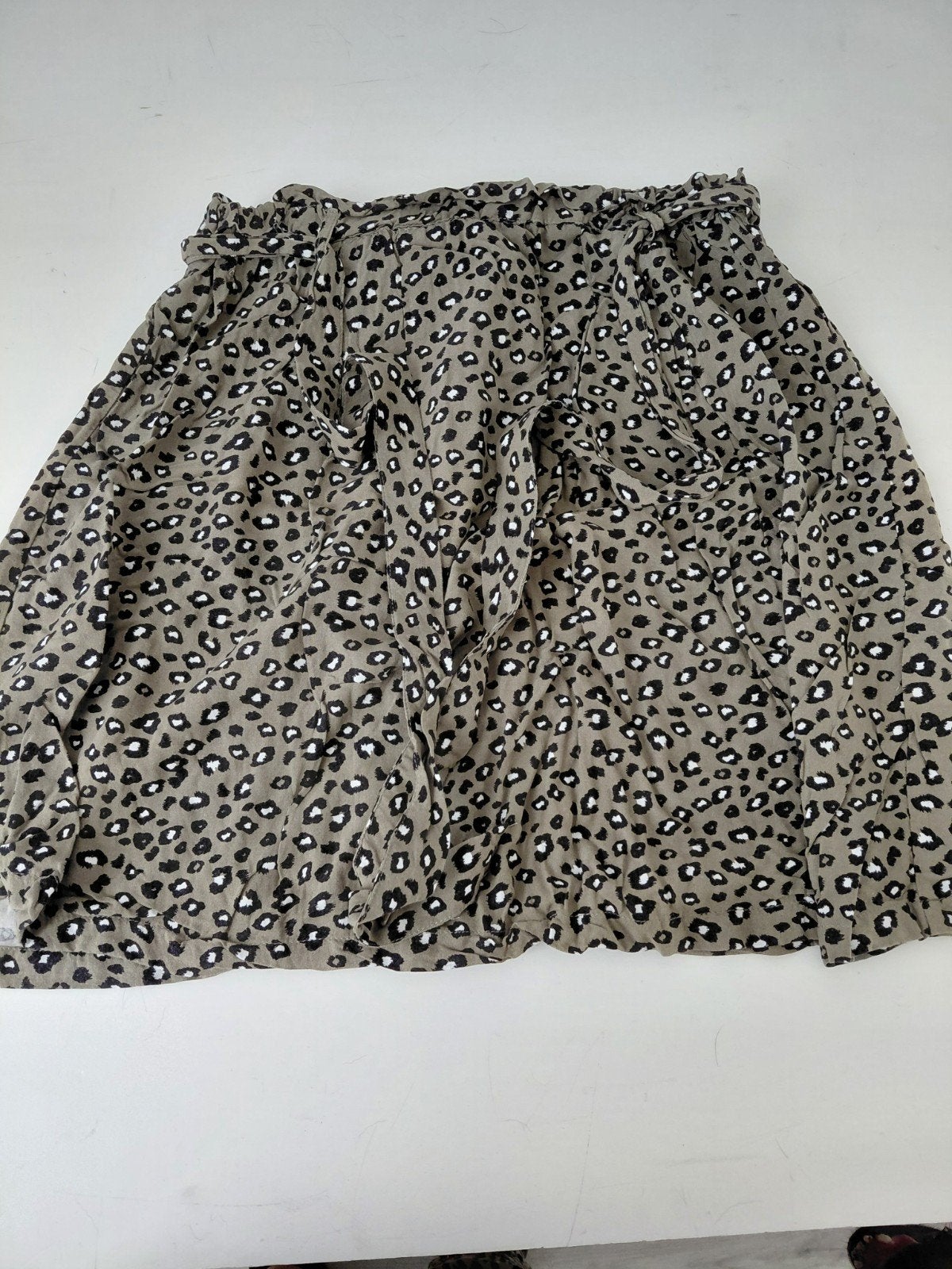 Jean Pascale Leopard Print Rok Maat 38, Jean Pascale, Grijs, Gedragen, Ophalen