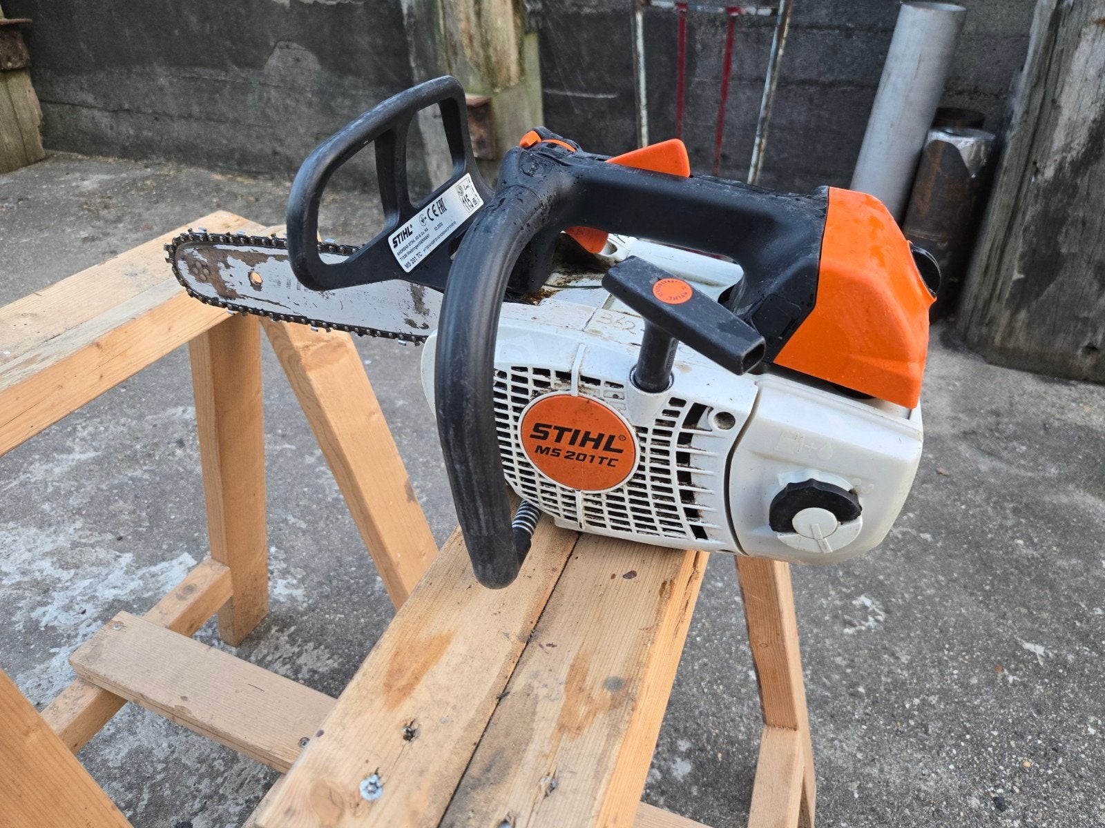 Stihl MS201 TC Tophandle Kettingzaag | Bj. 2020 | M-Tronic, Info@stihl.nl, Stihl, Gebruikt, Stihl MS201 T Tophendel kettingzaag