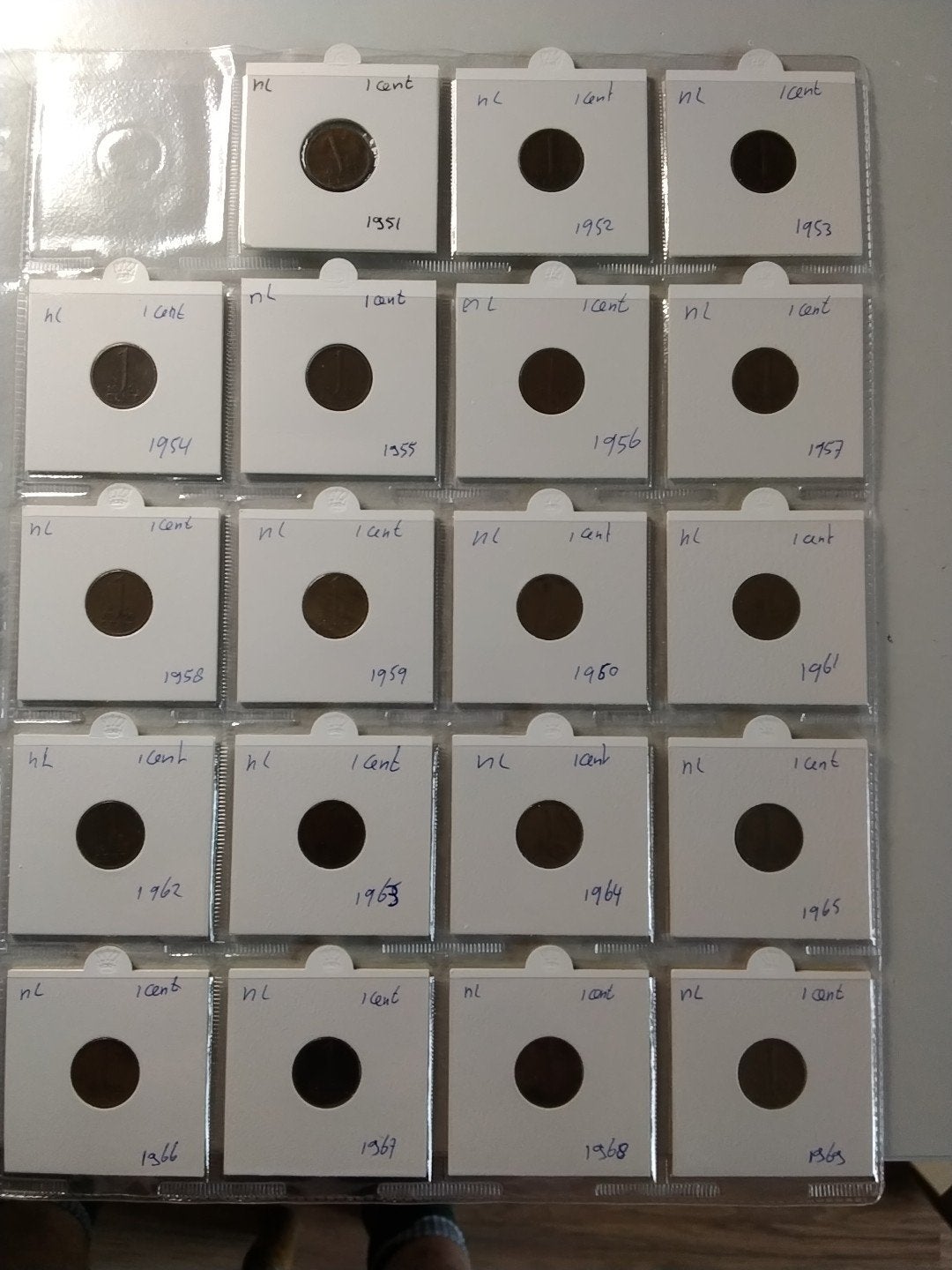 Collectie Nederlandse munten (centen, dubbeltjes, kwartjes), Ophalen of Verzenden, Koningin Wilhelmina, Overige waardes, Setje