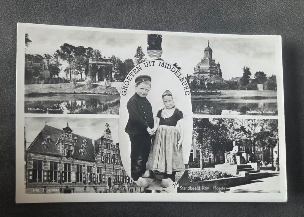 Groeten uit Middelburg, Verzenden, 1940 tot 1960, Gelopen, Zeeland