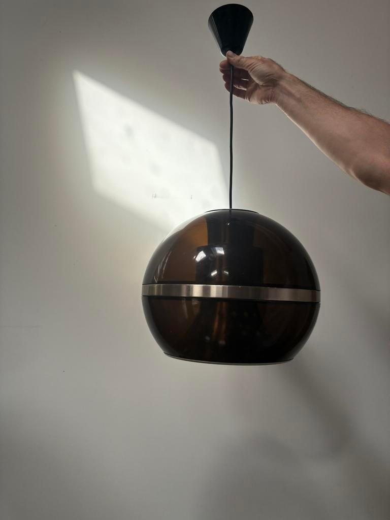 Dijkstra lamp space age 70s, Huis en Inrichting, Lampen | Hanglampen, Ophalen, Zo goed als nieuw, Minder dan 50 cm