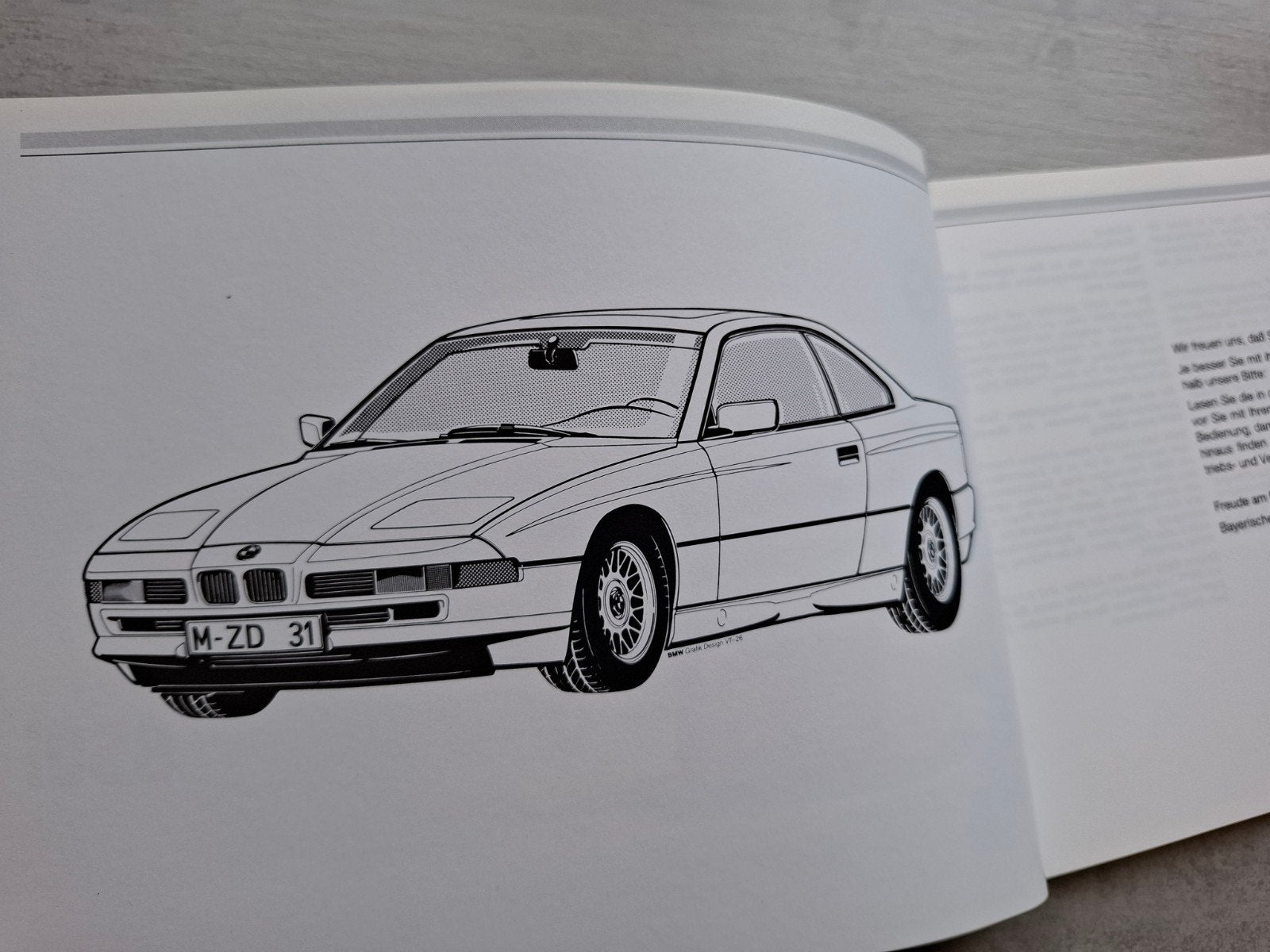 BMW 850i Betriebsanleitung - 1990, Ophalen of Verzenden