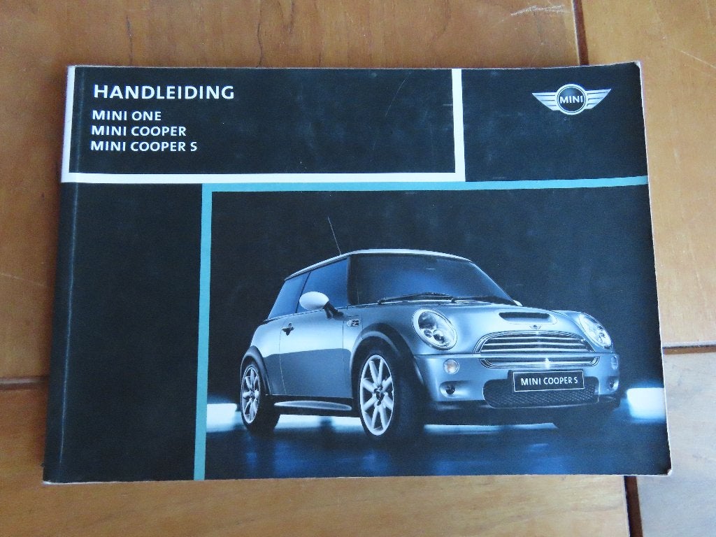 Instructieboek Mini One, Mini Cooper en Mini Cooper S 2003, Ophalen of Verzenden