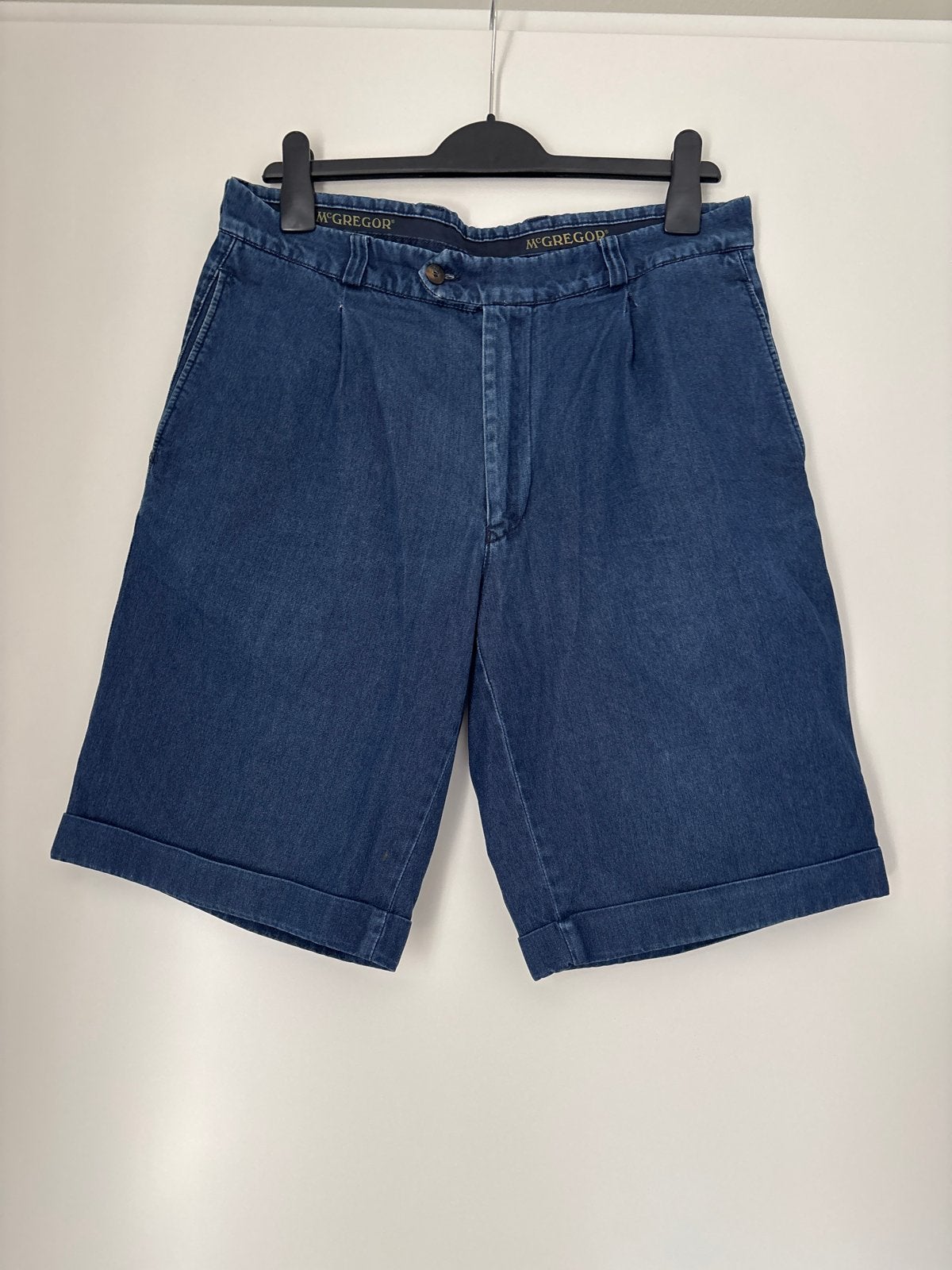 McGregor denim shorts - Maat (M), Kleding | Heren, Broeken en Pantalons, Gedragen, Maat 48/50 (M), Blauw, Ophalen of Verzenden