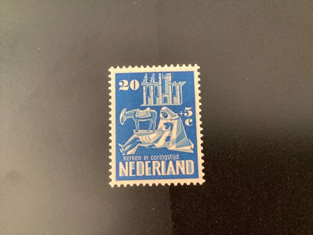 1950, kerken in oorlogstijd, 560, Postzegels en Munten, Verzenden, Na 1940, Postfris