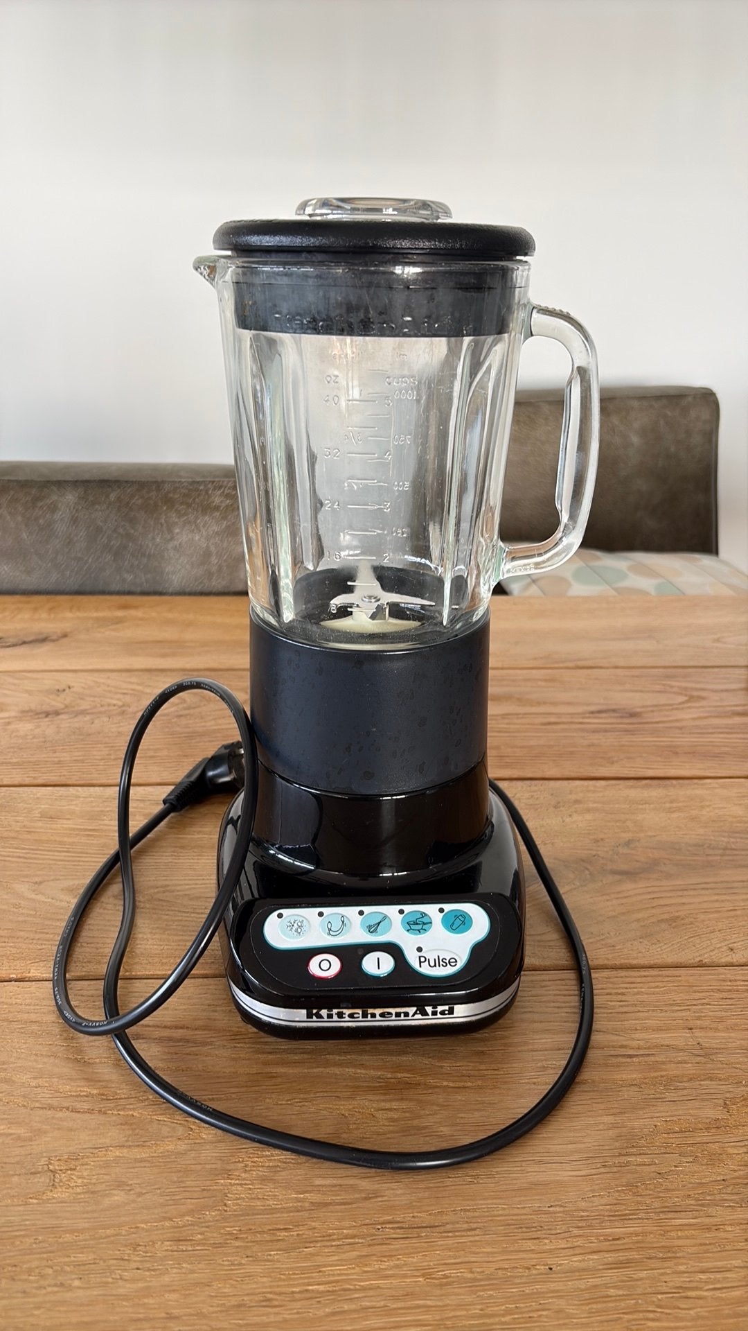 Kitchenaid blender zwart, Ophalen of Verzenden, Gebruikt, Blender