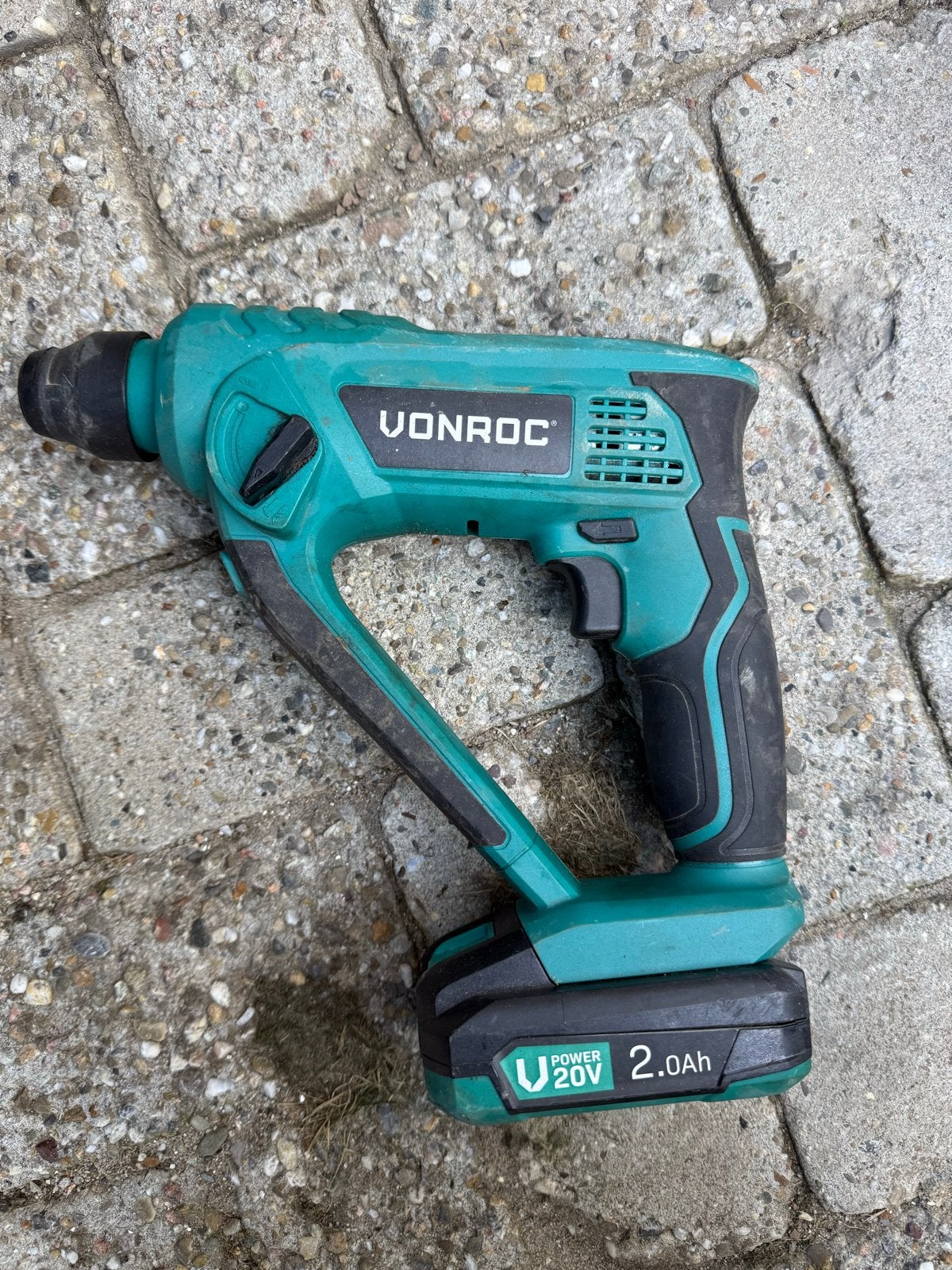 VONROC Accu Boorhamer VPower 20V - Zo goed als nieuw, Ophalen, Gebruikt, Boor- en/of Breekhamer, Minder dan 400 watt