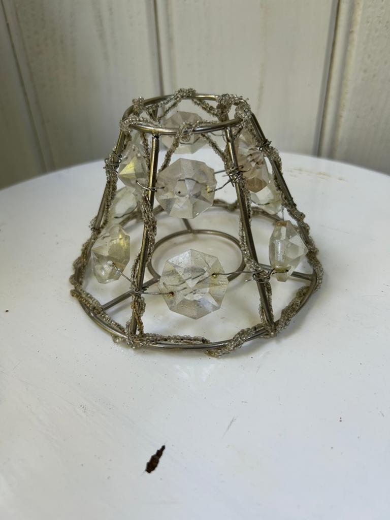 Kapje voor lamp of kaars, Huis en Inrichting, Lampen | Lampenkappen, Gebruikt, Overige kleuren, Rond, Ophalen of Verzenden