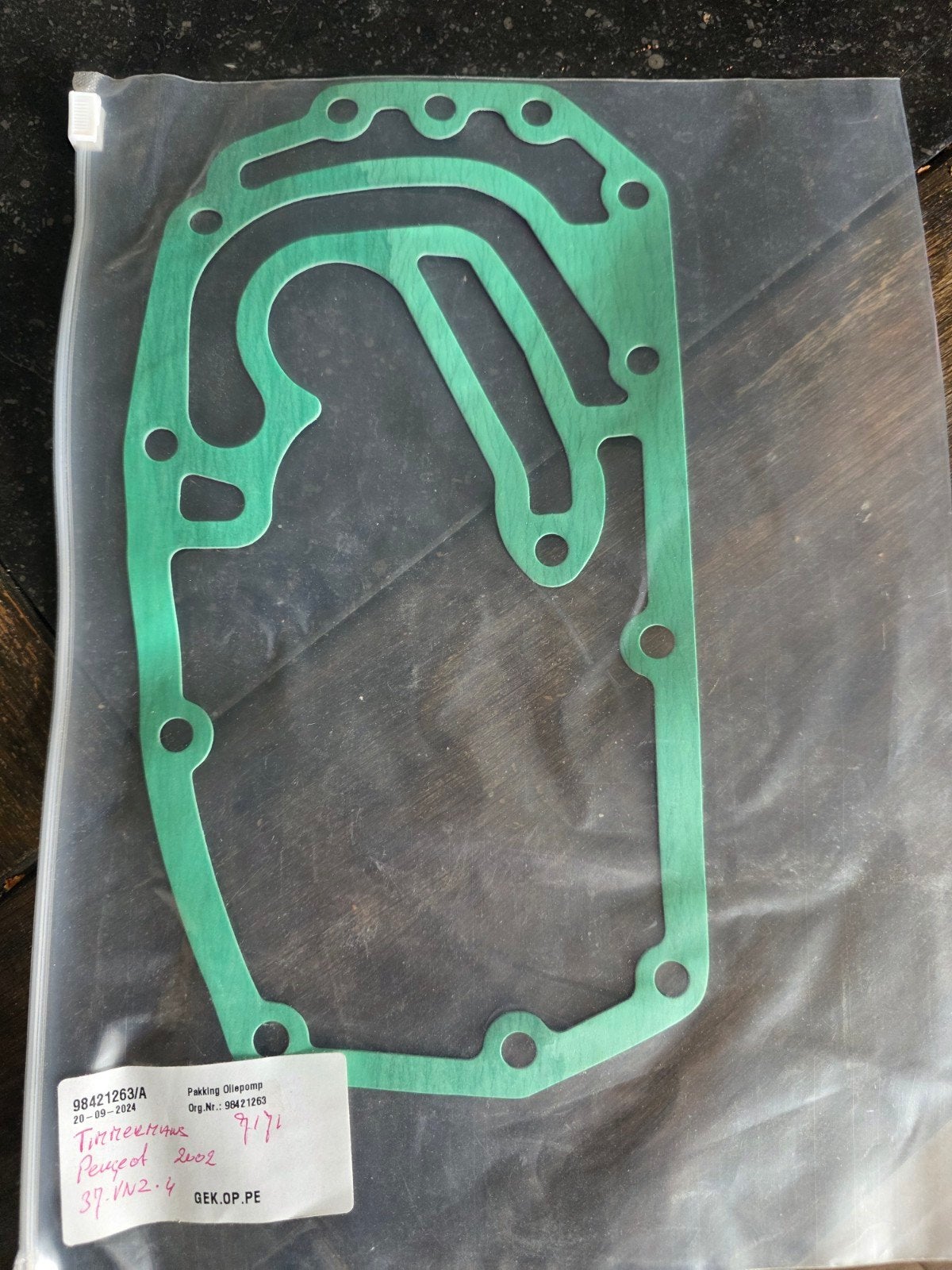 Nieuwe oliepomp pakking voor Peugeot 2002, Ophalen of Verzenden, Nieuw, Peugeot