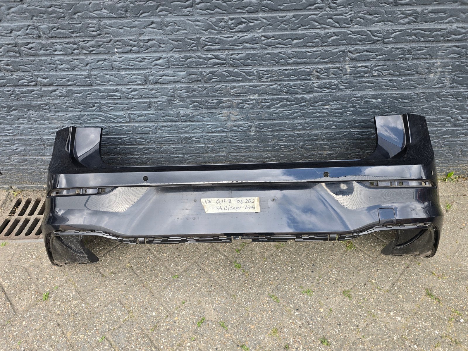 Achterbumper 4x pdc VW Golf 8 bj 2020-heden, Gebruikt, Volkswagen, Wolfsburg, Ophalen of Verzenden