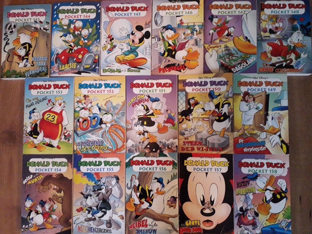 Donald Duck Pockets, Meerdere stripboeken, Ophalen, Gelezen, Walt Disney