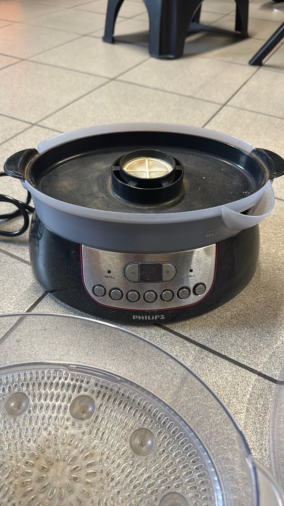 Philips Stoomkoker met 3 lagen, Ophalen of Verzenden, Gebruikt, Stoomreiniger