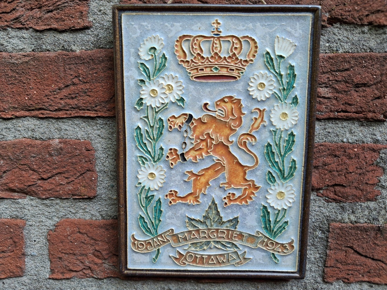 porceleyne fles delft cloisonné tegel, Ophalen of Verzenden