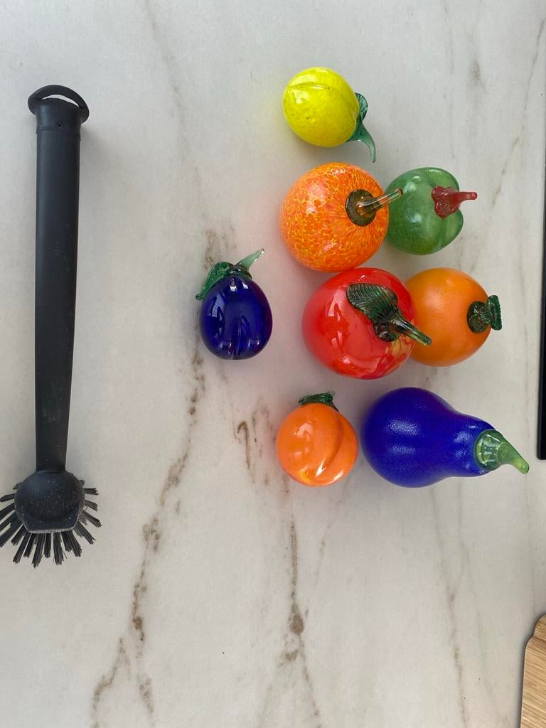 Door kosta boda vervaardigd! glazen groenten en fruit set, Antiek en Kunst, Antiek | Glas en Kristal, Ophalen of Verzenden