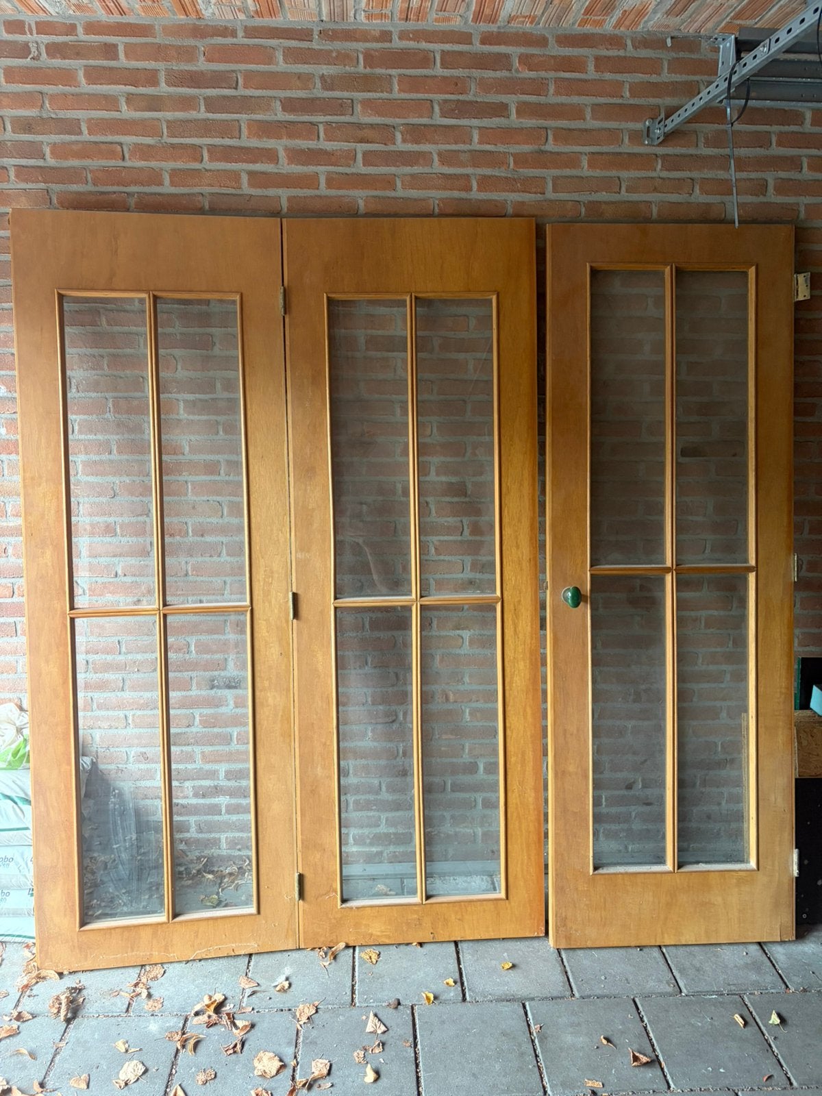Binnendeuren set tussendeuren, Ophalen, Gebruikt, Minder dan 80 cm, Binnendeur