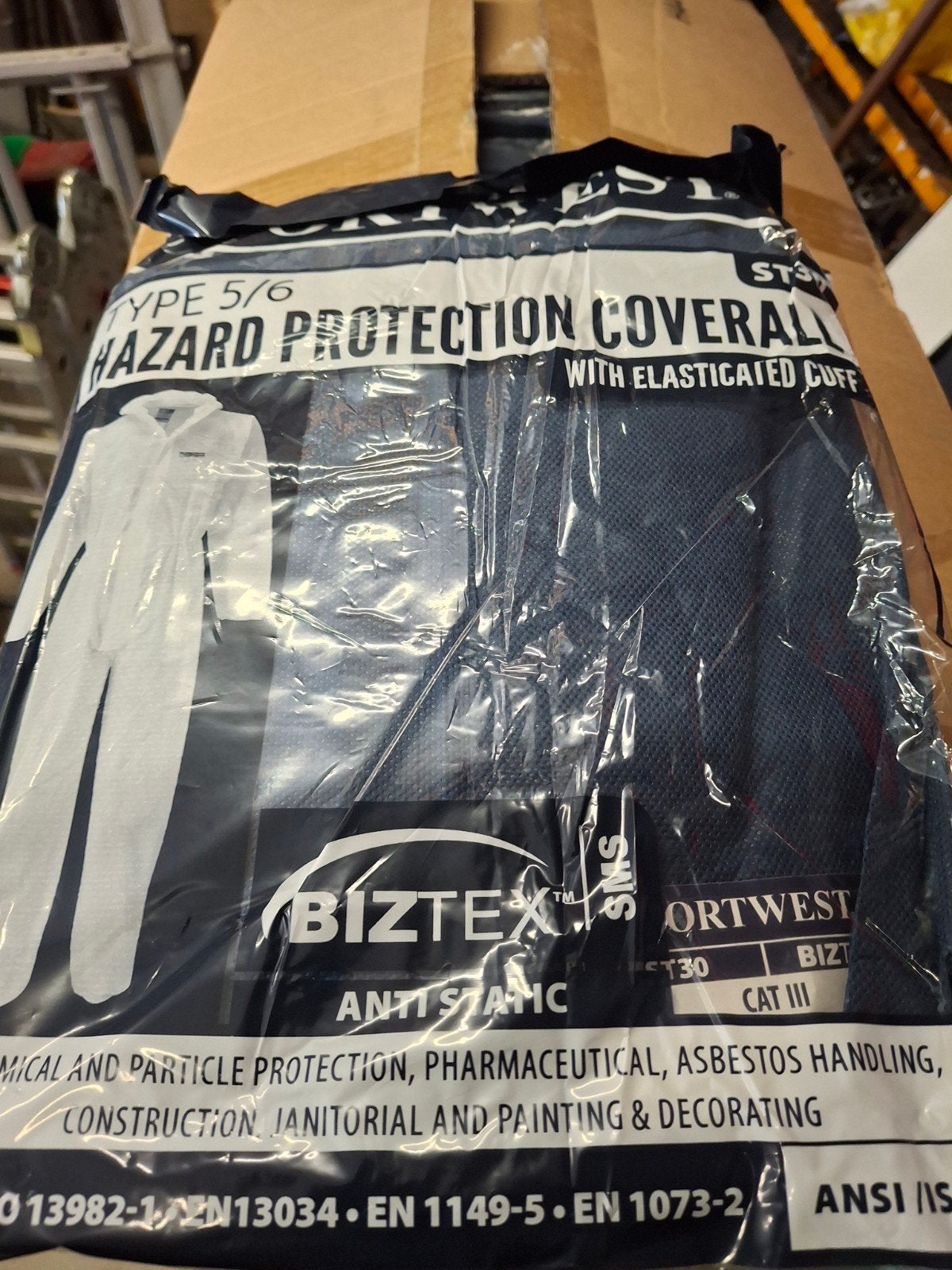 Biztex SMS Overall Type 5/6 - Beschermende Overall, Ophalen, Nieuw