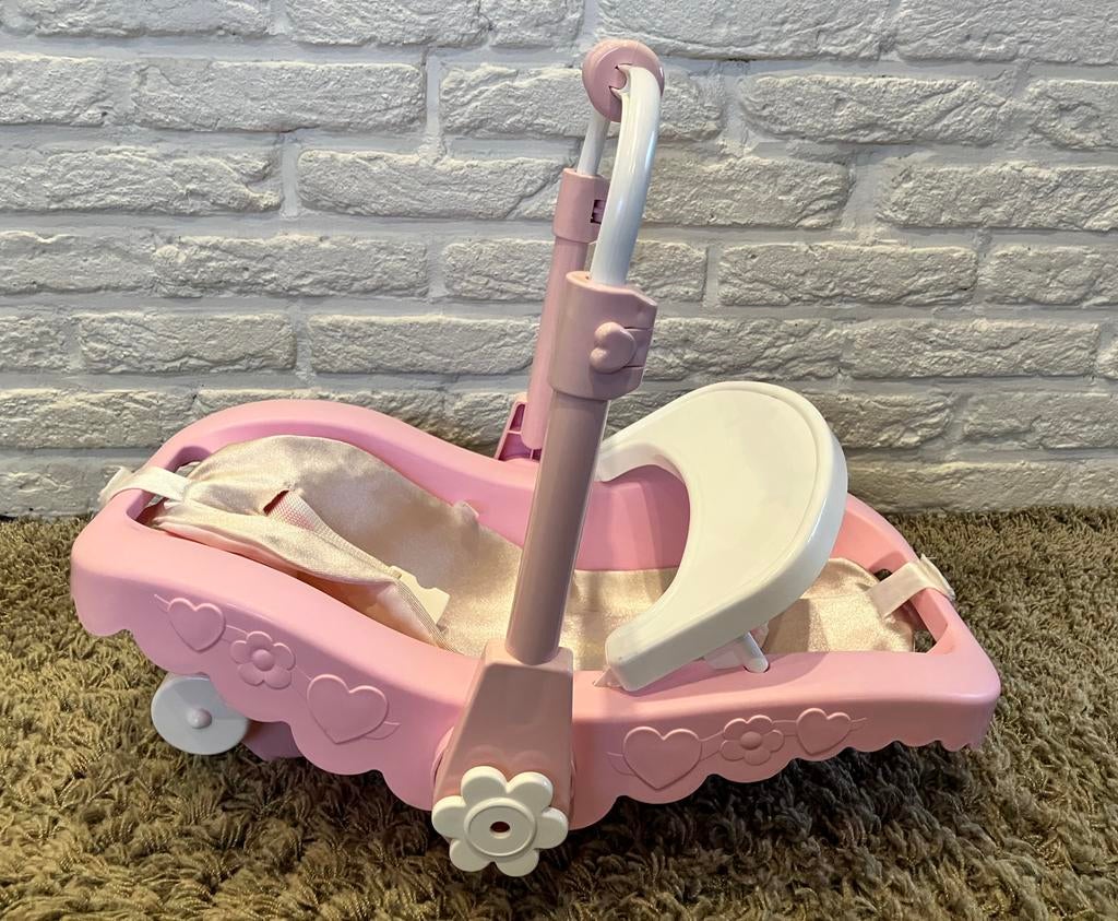 Retro roze Maxi Cosi voor poppen - Mattel, Ophalen of Verzenden, Zo goed als nieuw, Overige typen