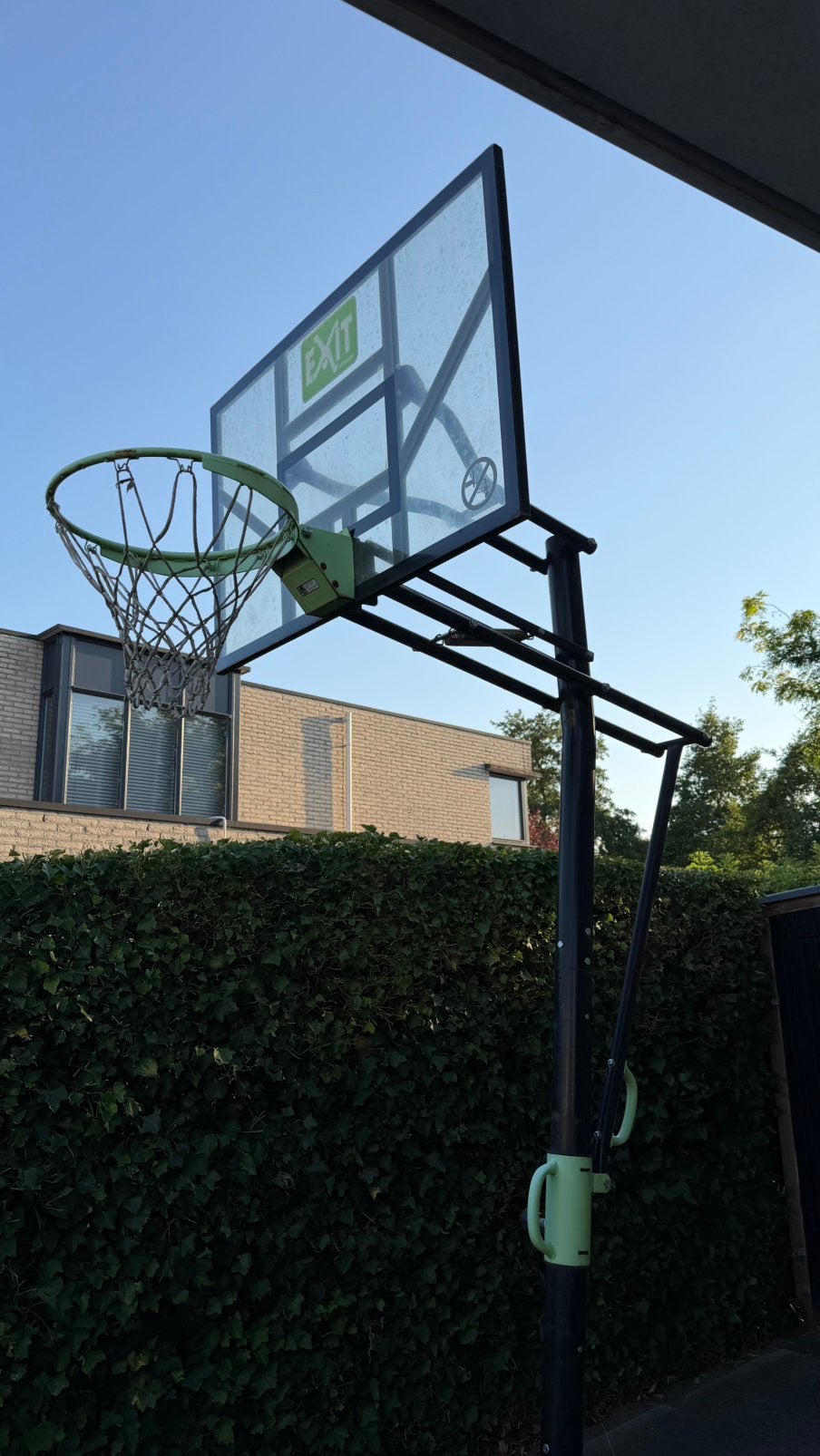 Exit - basketball stelling, Sport en Fitness, Basketbal, Ophalen, Gebruikt, Ring, Bord of Paal
