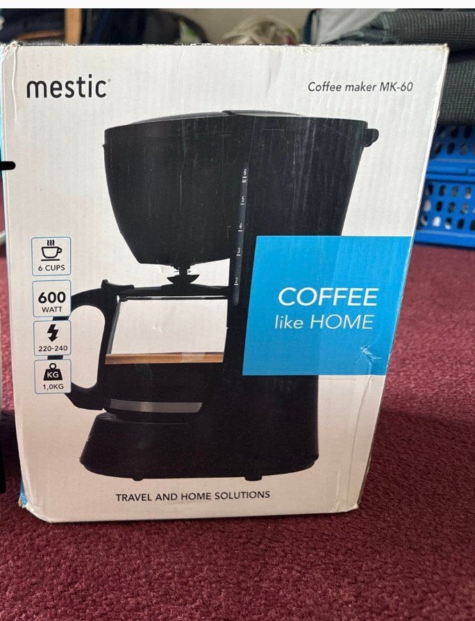 Camping koffiezetapparaat Mestic, 1 tot 2 liter, Ophalen of Verzenden, Zo goed als nieuw