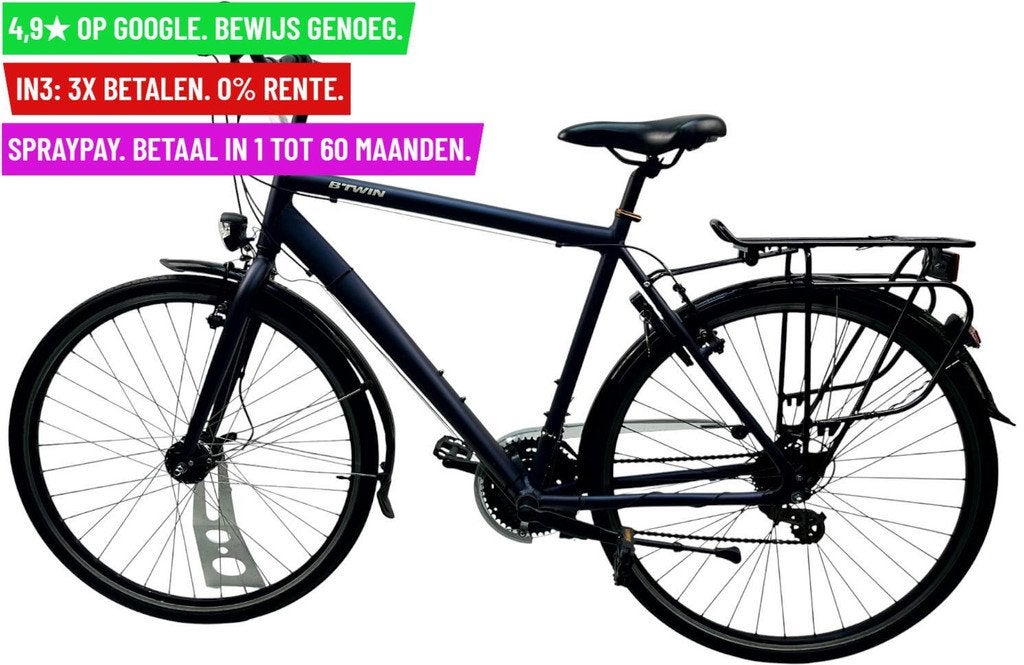 Herenfiets B'Twin 28"/56cm/21ver - Garantie/Levering, Fietsen en Brommers, Fietsen | Heren | Herenfietsen, Overige merken, Gebruikt