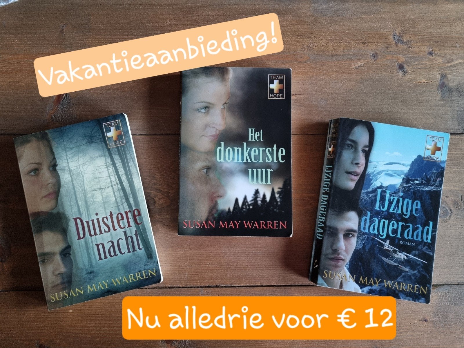 AANBIEDING: serie Team Hope van Susan May Warren voor € 12, Boeken, Ophalen of Verzenden, Gelezen, Susan May Warren, Nederland