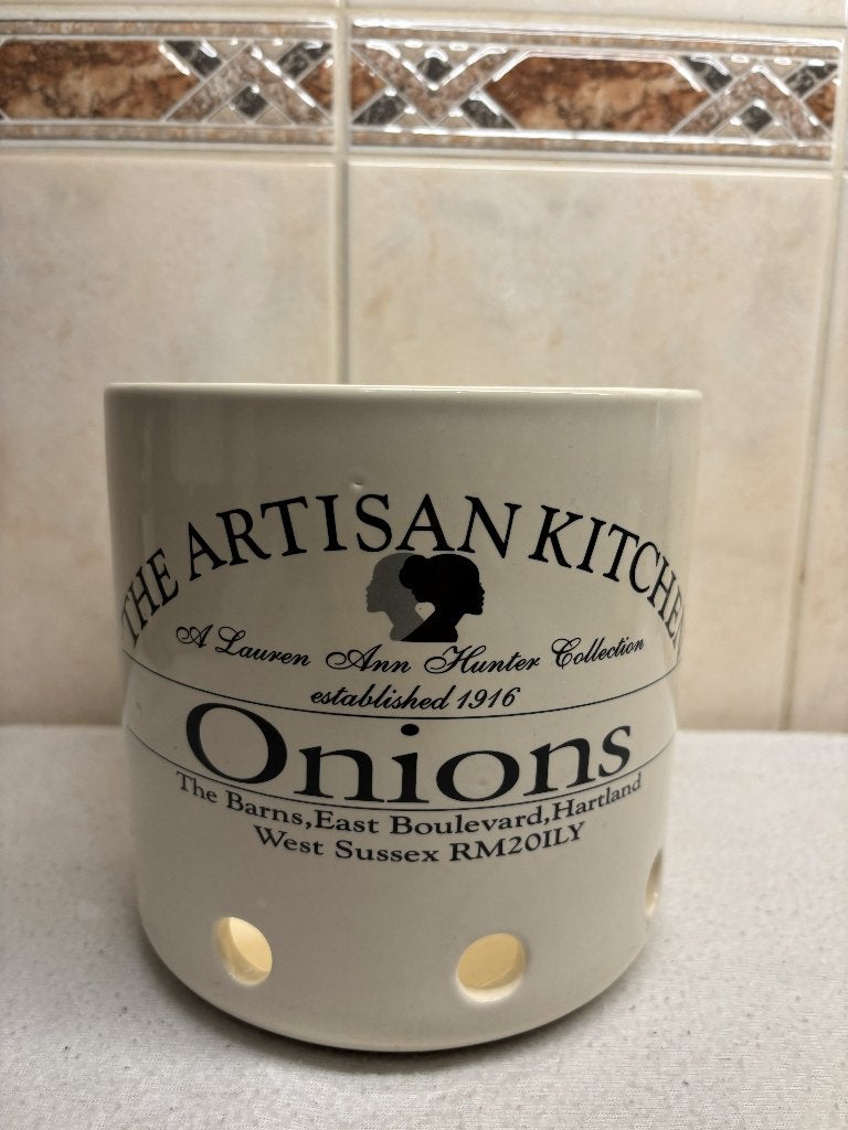 Onions (Uien) Pot The Artisan Kitchen, Antiek en Kunst, Ophalen of Verzenden