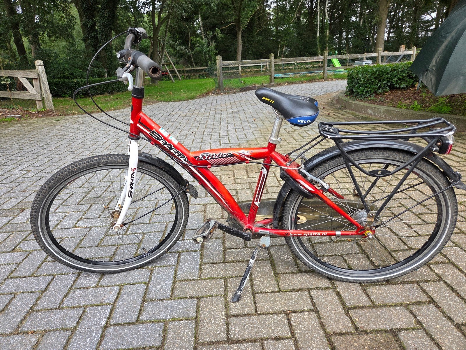 Sparta Slider kinderfiets - Rood 24 inch, Ophalen, 20 inch of meer, Sparta, Gebruikt