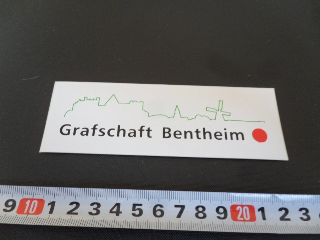 sticker silhouet stad molen grafschaft bentheim duitsland *, Ophalen, Zo goed als nieuw